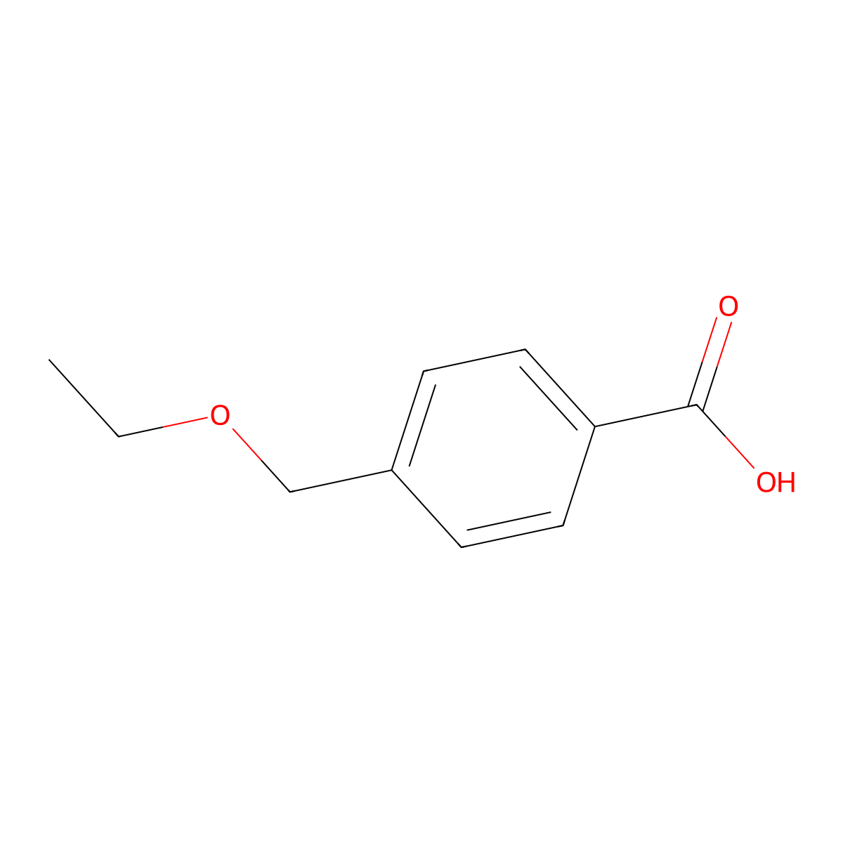 4-Ethoxymethyl-benzoic acid molecular structure, CAS 146781-28-4