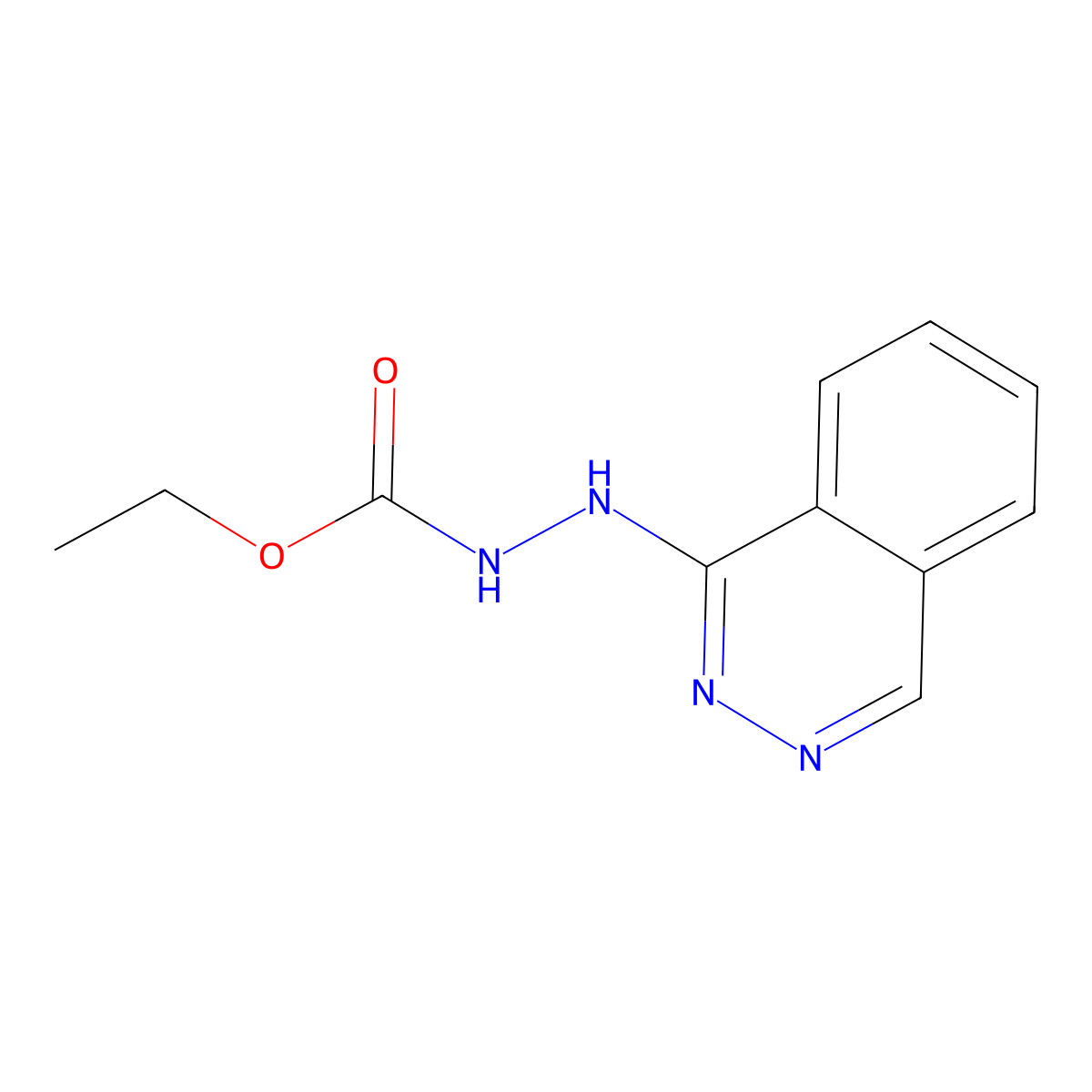 Todralazine molecular structure, CAS 14679-73-3