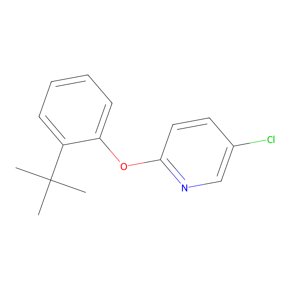 2-(2-Tert-butylphenoxy)-5-chloropyridine molecular structure, CAS 1467918-03-1