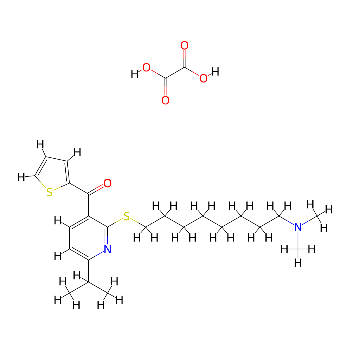 Y-29794 Oxalate molecular structure, CAS 146794-84-5