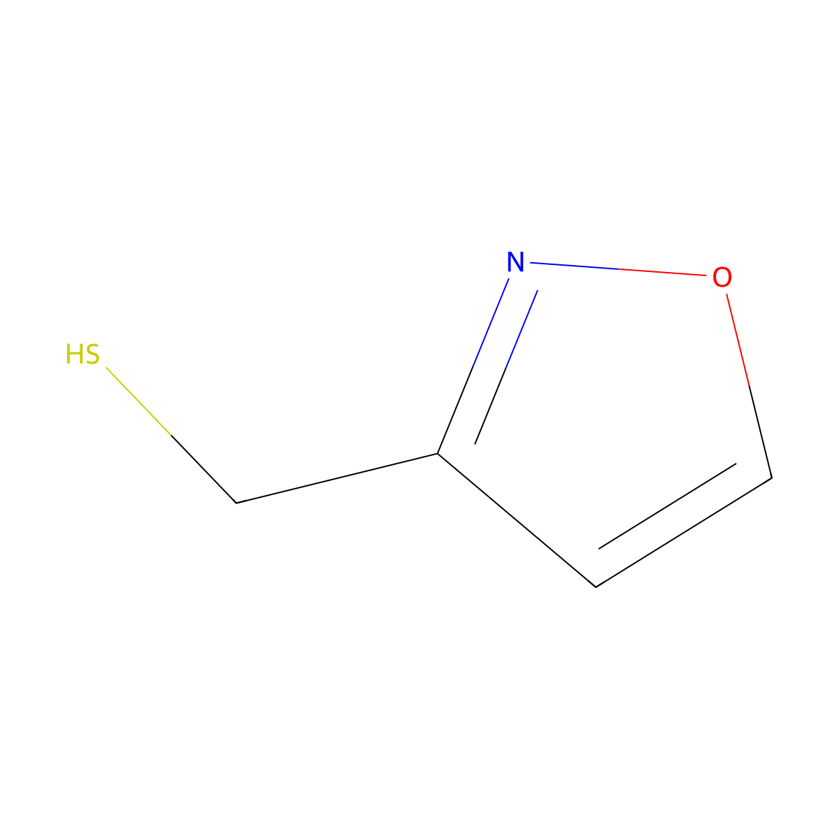 (1,2-Oxazol-3-yl)methanethiol molecular structure, CAS 146796-44-3