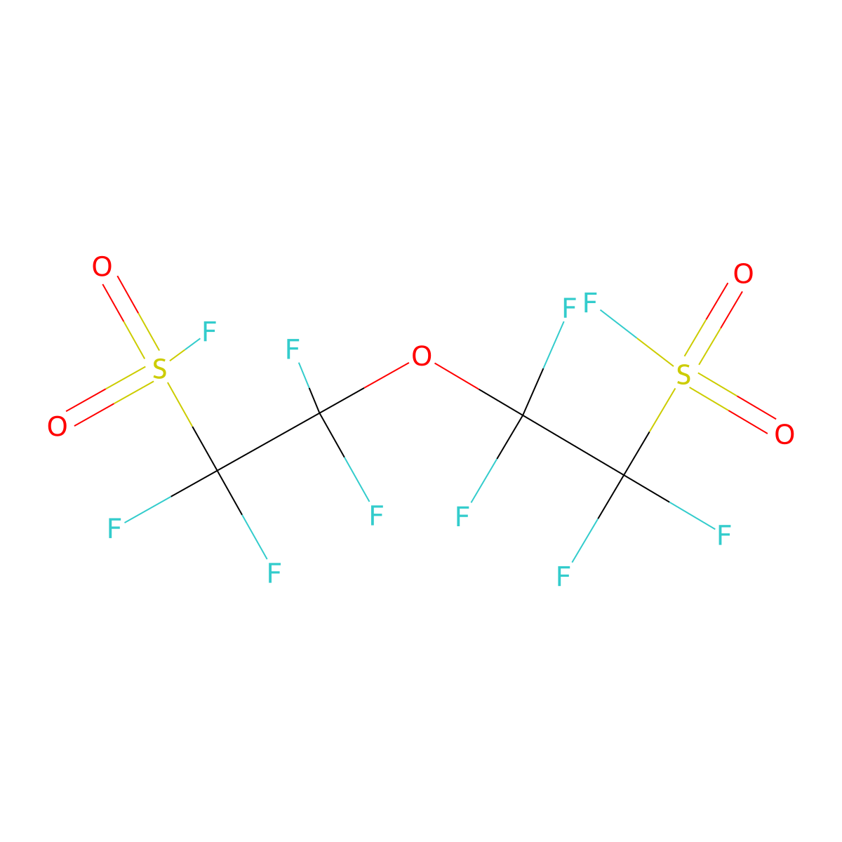 Bis[2-(fluorosulfonyl)tetrafluoroethyl]ether molecular structure, CAS 146829-79-0