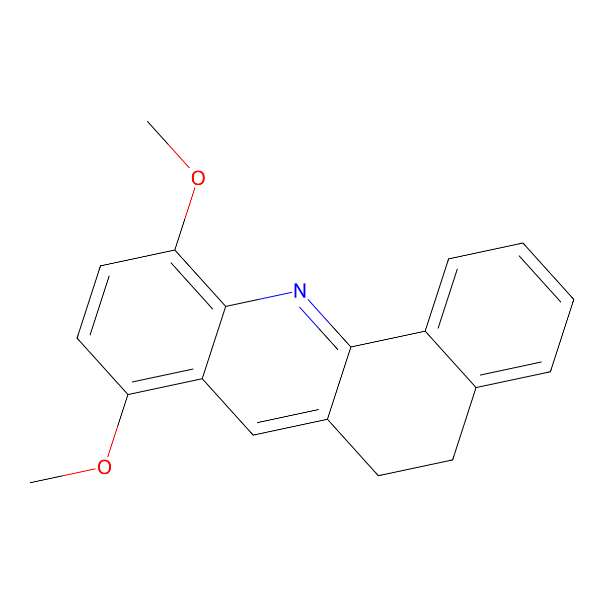 8,11-Dimethoxy-5,6-dihydrobenzo[c]acridine molecular structure, CAS 146830-15-1