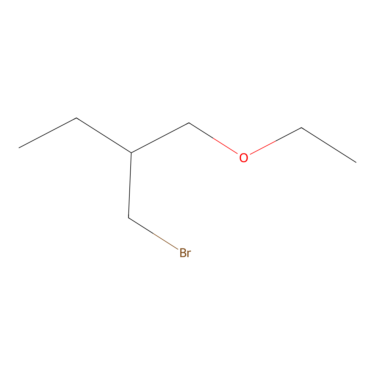 2-(Bromomethyl)-1-ethoxybutane molecular structure, CAS 1468492-25-2
