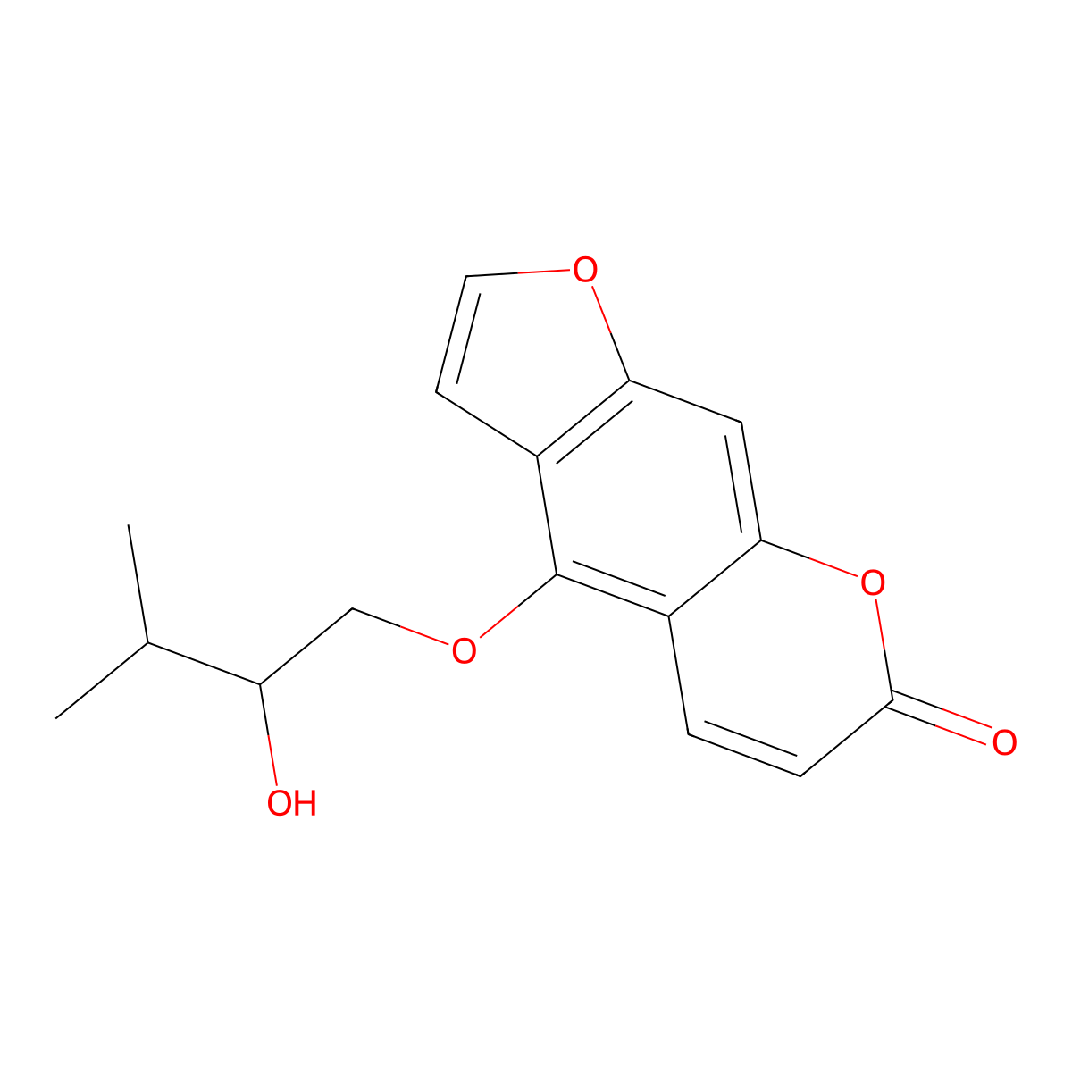 Pranferol molecular structure, CAS 14685-06-4