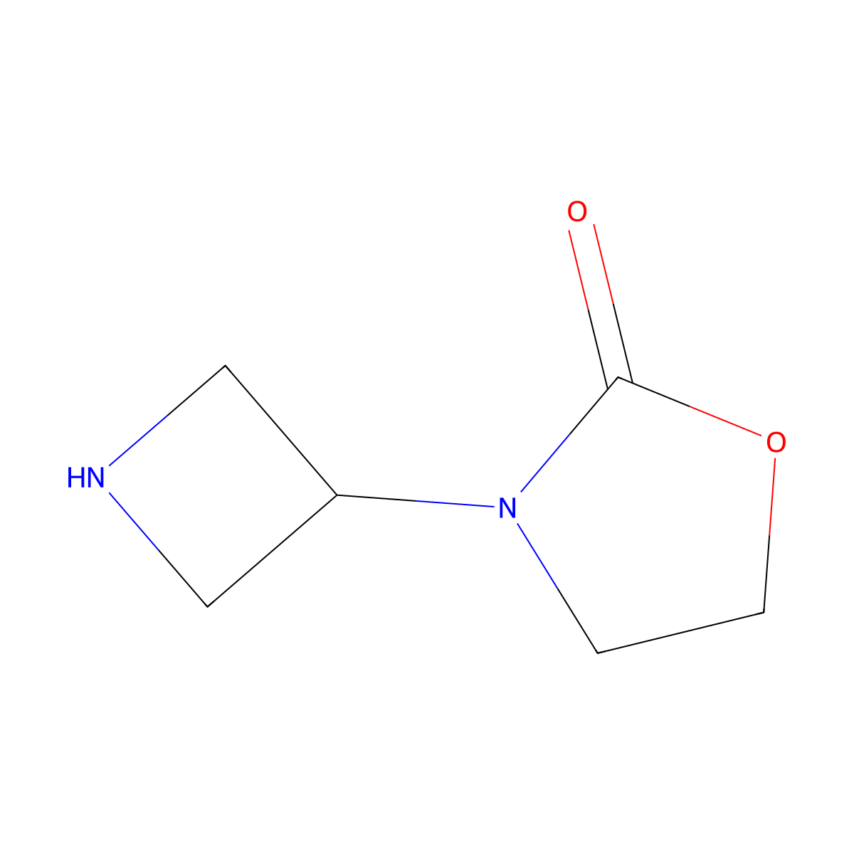 3-(Azetidin-3-yl)oxazolidin-2-one molecular structure, CAS 1468572-74-8
