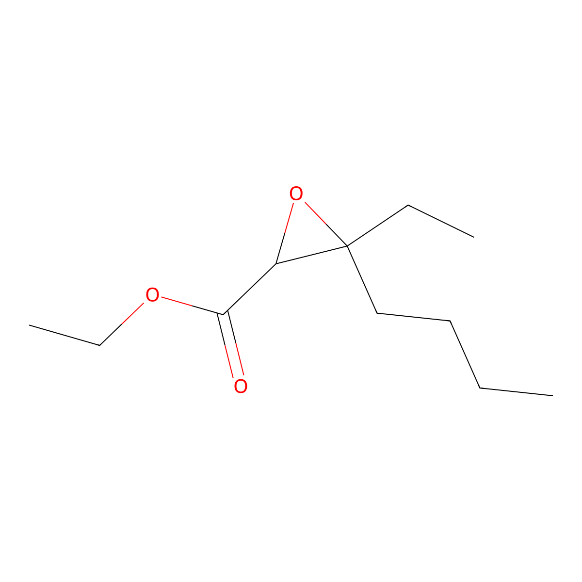 Ethyl 3-butyl-3-ethyloxirane-2-carboxylate molecular structure, CAS 1468602-46-1