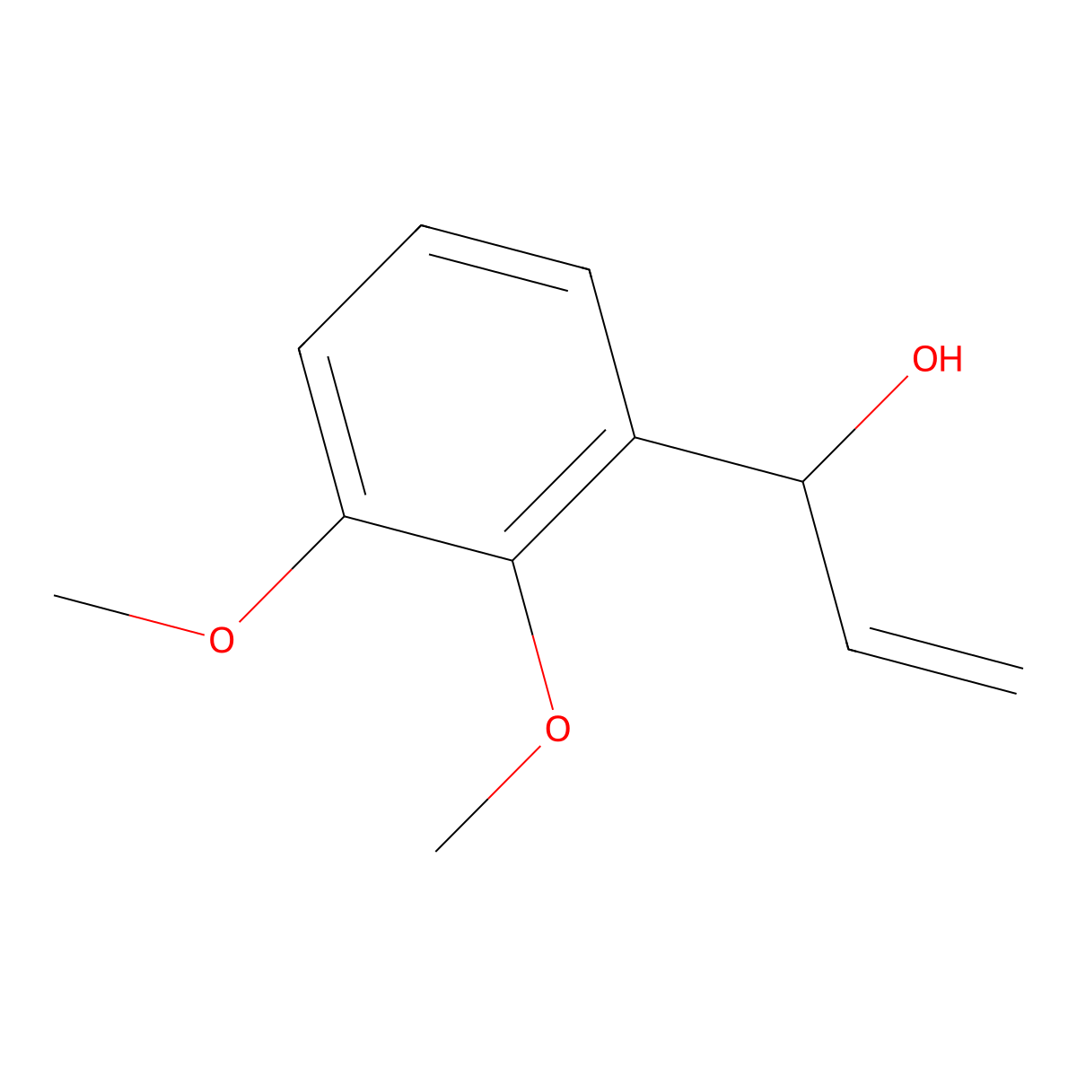 1-(2,3-Dimethoxyphenyl)prop-2-en-1-ol molecular structure, CAS 1468693-29-9