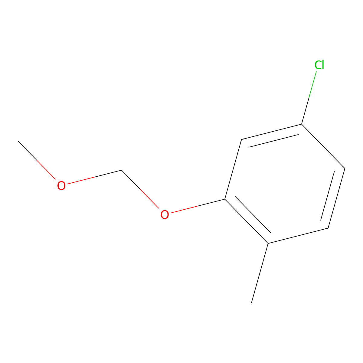 4-Chloro-2-(methoxymethoxy)-1-methylbenzene molecular structure, CAS 1468717-29-4