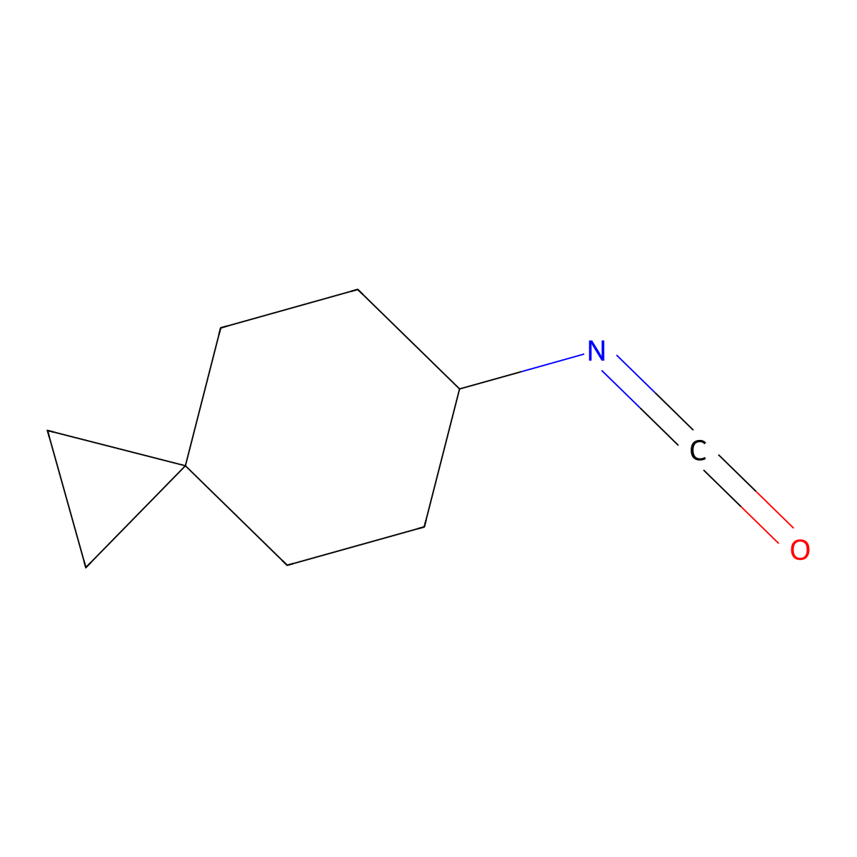 6-Isocyanatospiro[2.5]octane molecular structure, CAS 1468719-89-2