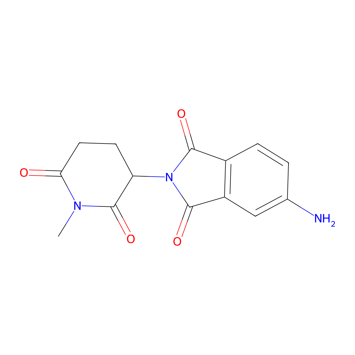 5-Amino-2-(1-methyl-2,6-dioxopiperidin-3-yl)isoindoline-1,3-dione molecular structure, CAS 1468761-60-5