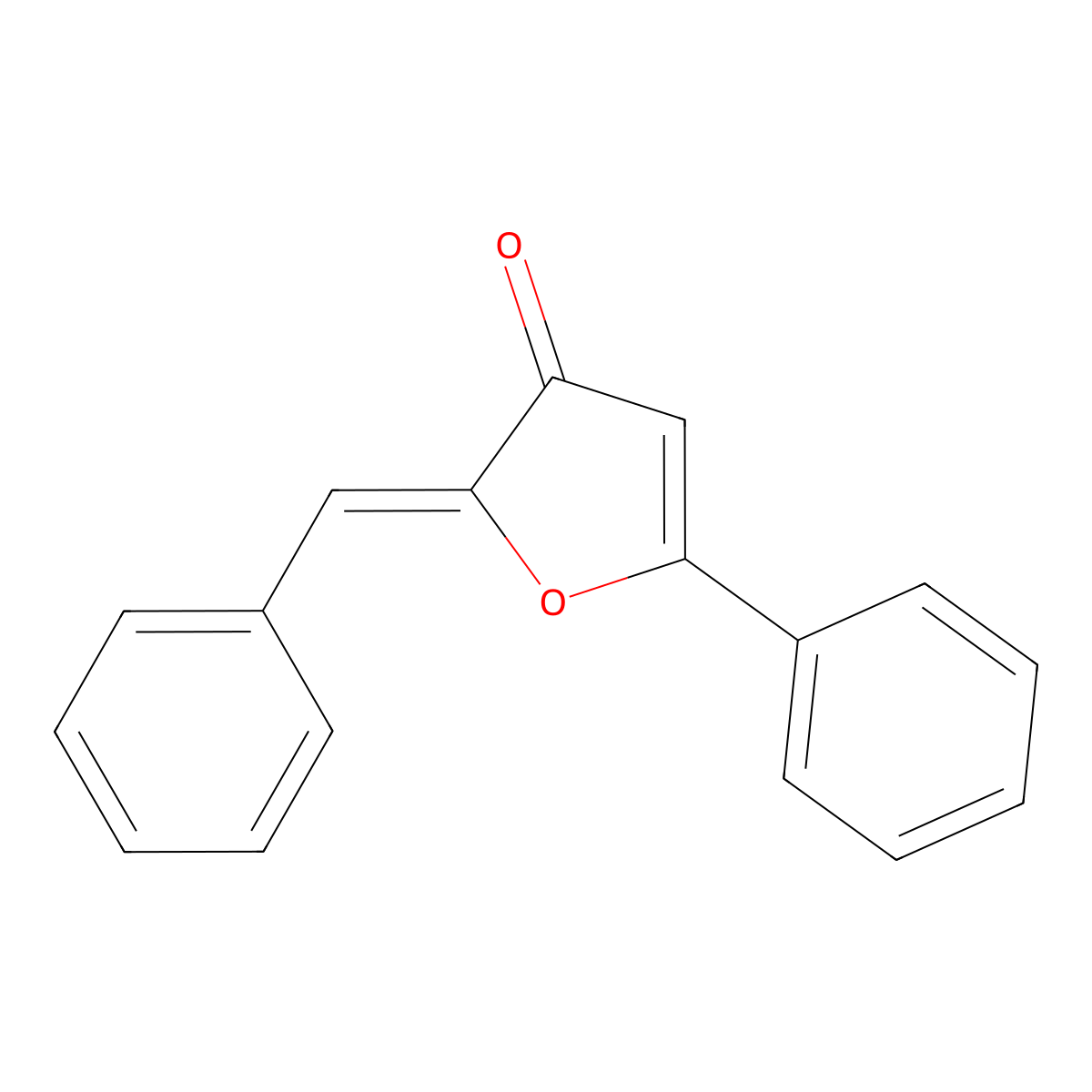 (2E)-5-Phenyl-2-(phenylmethylidene)-2,3-dihydrofuran-3-one molecular structure, CAS 146882-14-6