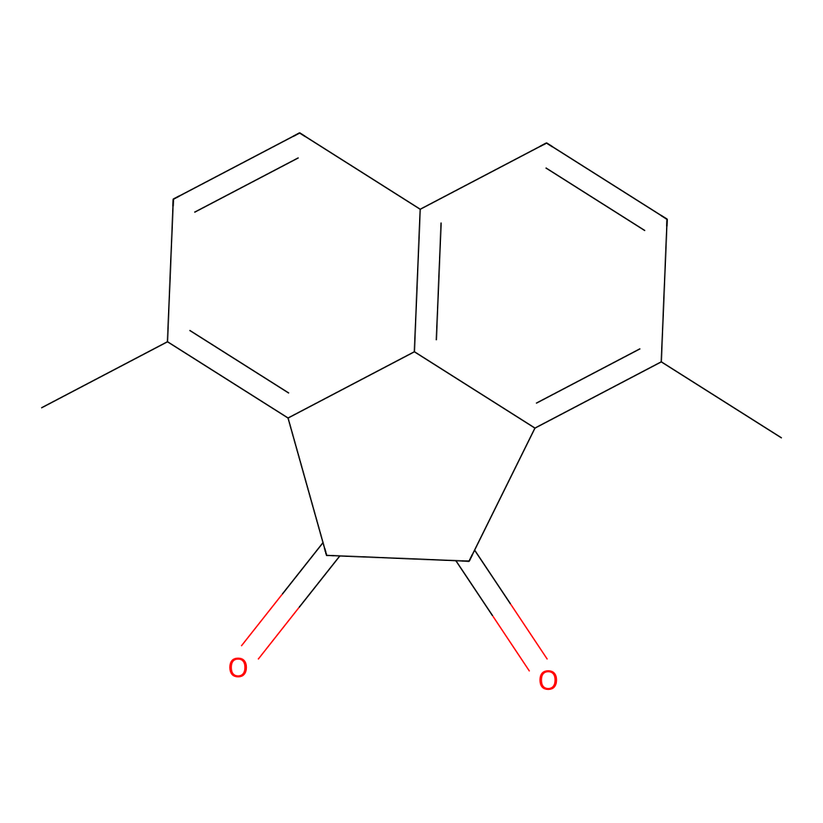 3,8-Dimethylacenaphthenequinone molecular structure, CAS 146885-81-6