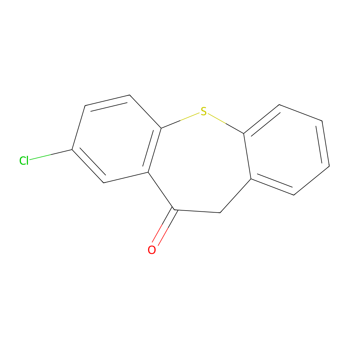 8-chlorodibenzo[b,f]thiepin-10(11H)-one molecular structure, CAS 1469-28-9