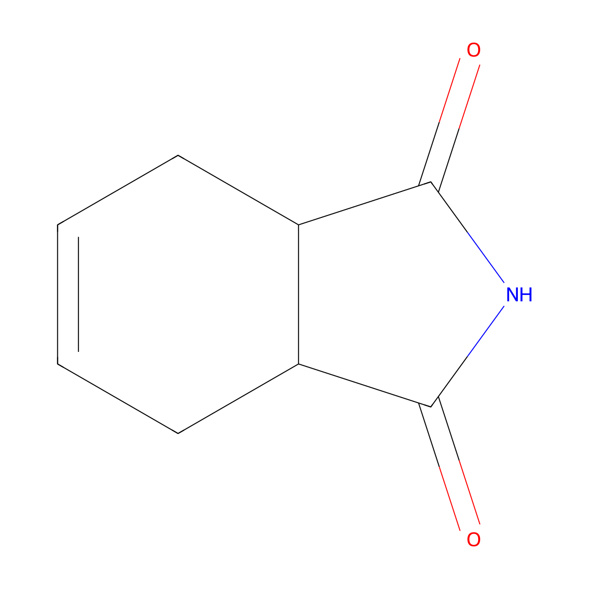 cis-1,2,3,6-Tetrahydrophthalimide molecular structure, CAS 1469-48-3