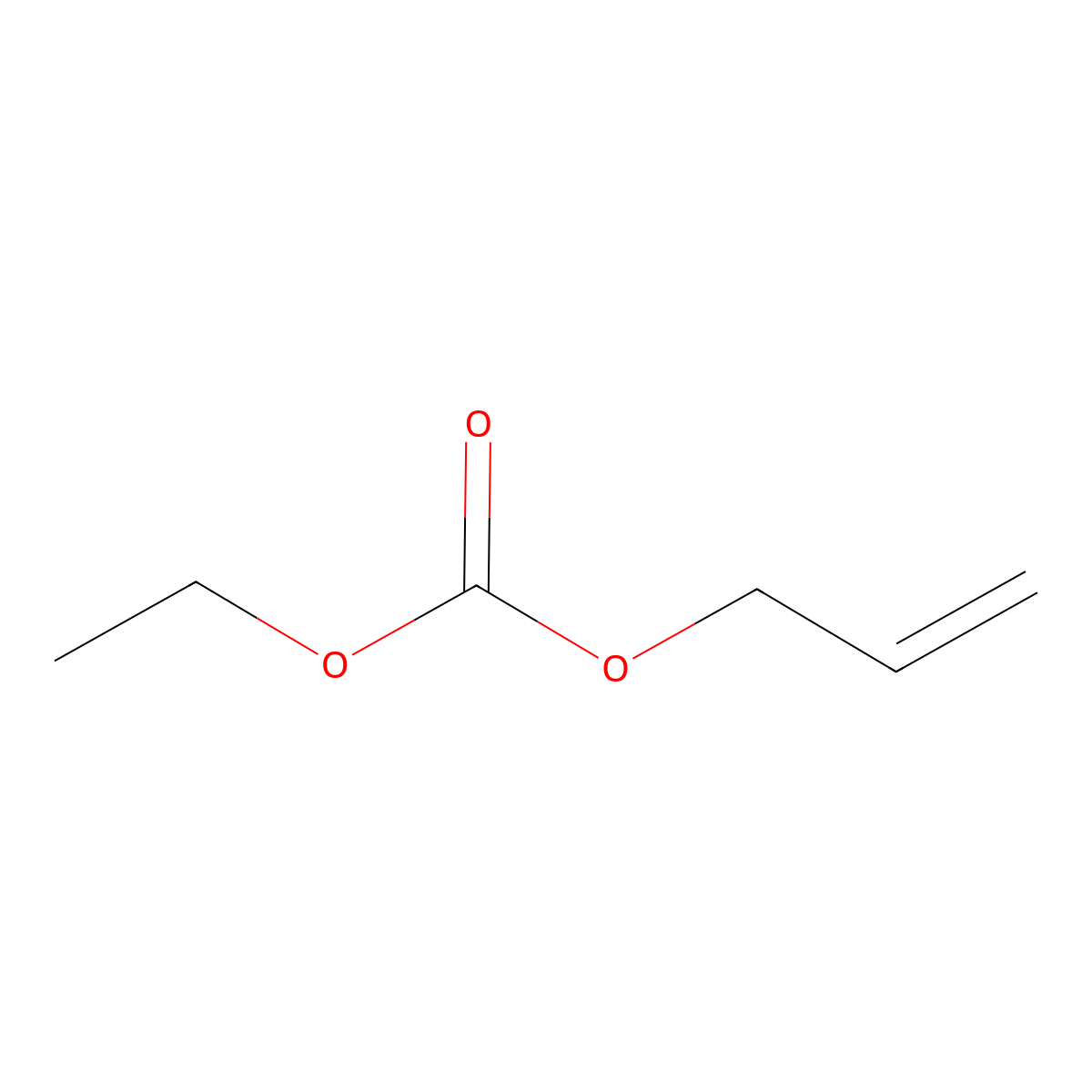 Allylethyl carbonate molecular structure, CAS 1469-70-1