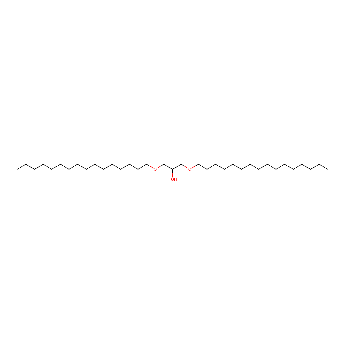 1,3-Bis(hexadecyloxy)propan-2-ol molecular structure, CAS 14690-01-8