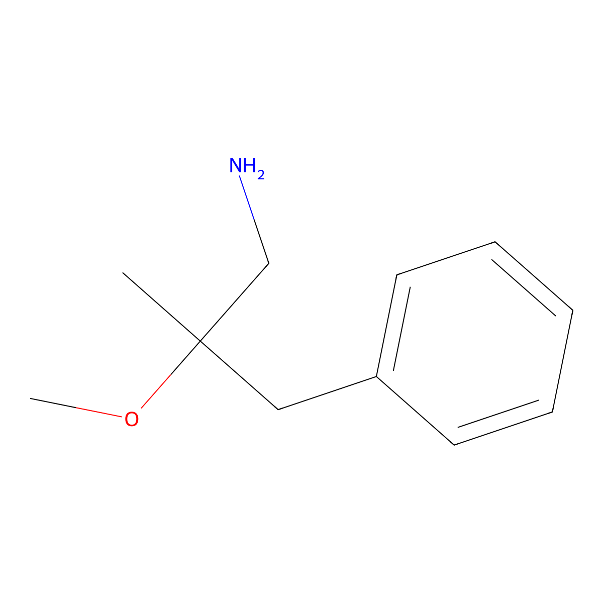 2-Benzyl-2-methoxypropan-1-amine molecular structure, CAS 1469015-78-8
