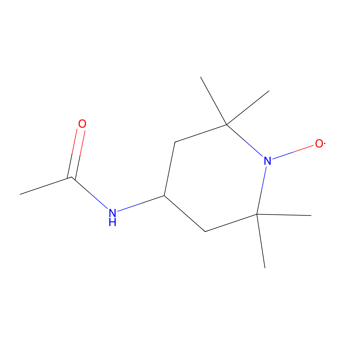 4-Acetamido-TEMPO molecular structure, CAS 14691-89-5