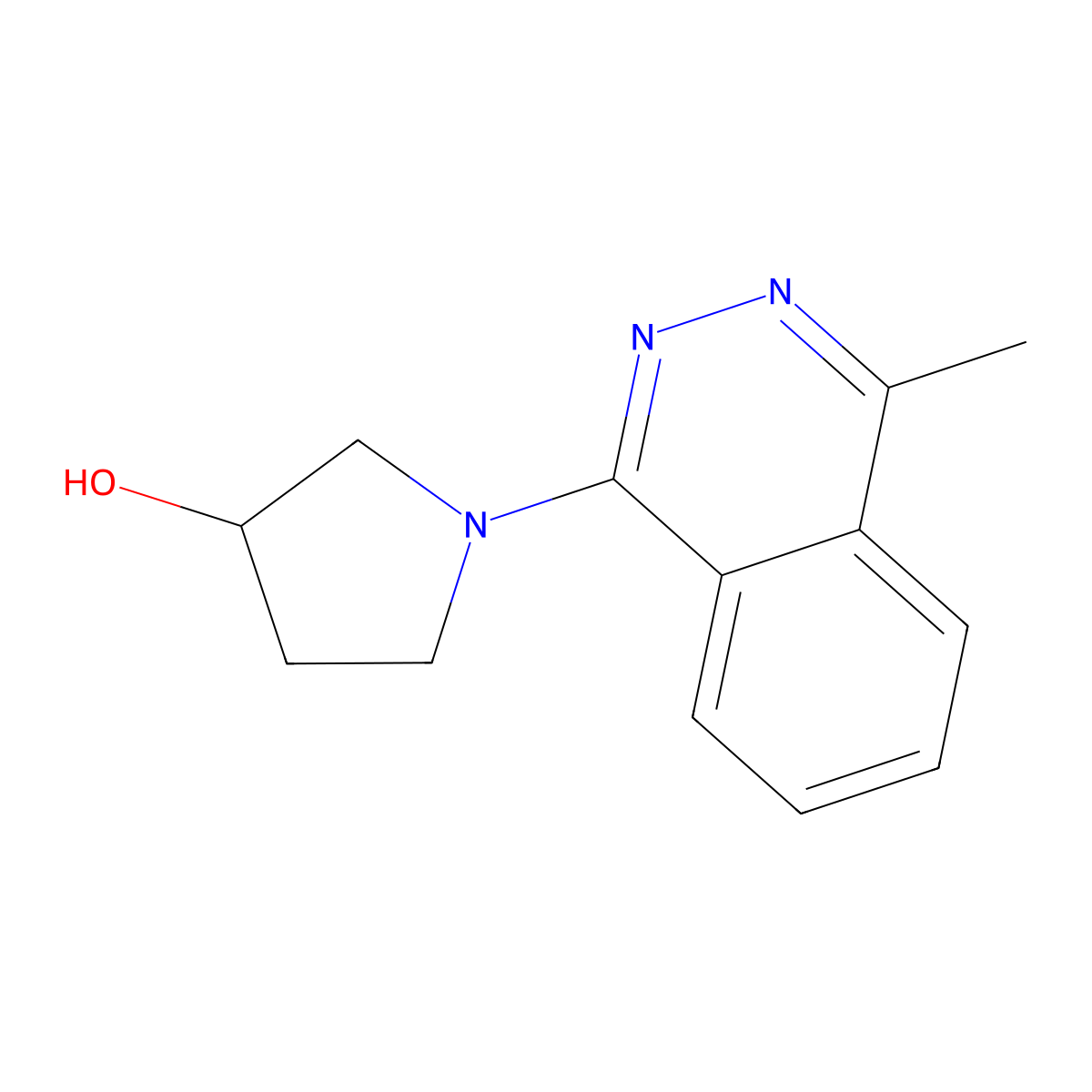 1-(4-Methylphthalazin-1-yl)pyrrolidin-3-ol molecular structure, CAS 1469144-95-3