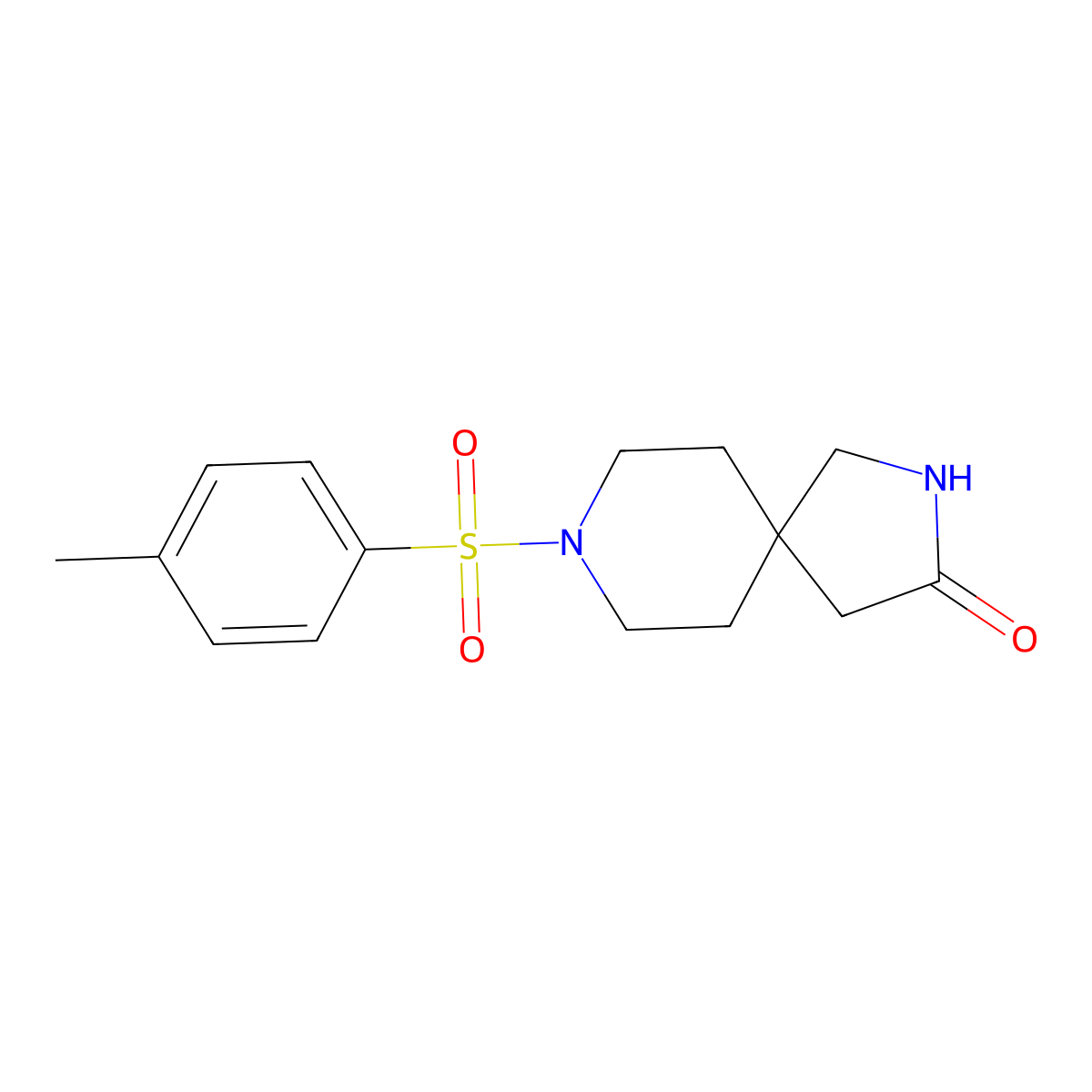 8-(p-Tolylsulfonyl)-2,8-diazaspiro[4.5]decan-3-one molecular structure, CAS 1469163-56-1