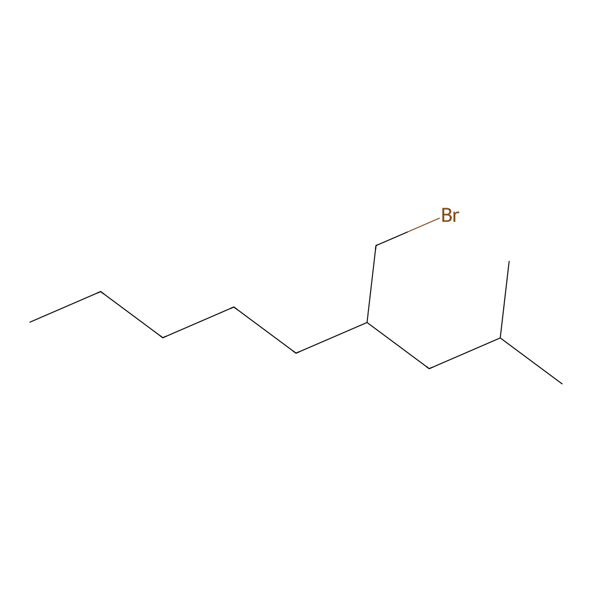 4-(Bromomethyl)-2-methylnonane molecular structure, CAS 1469209-15-1