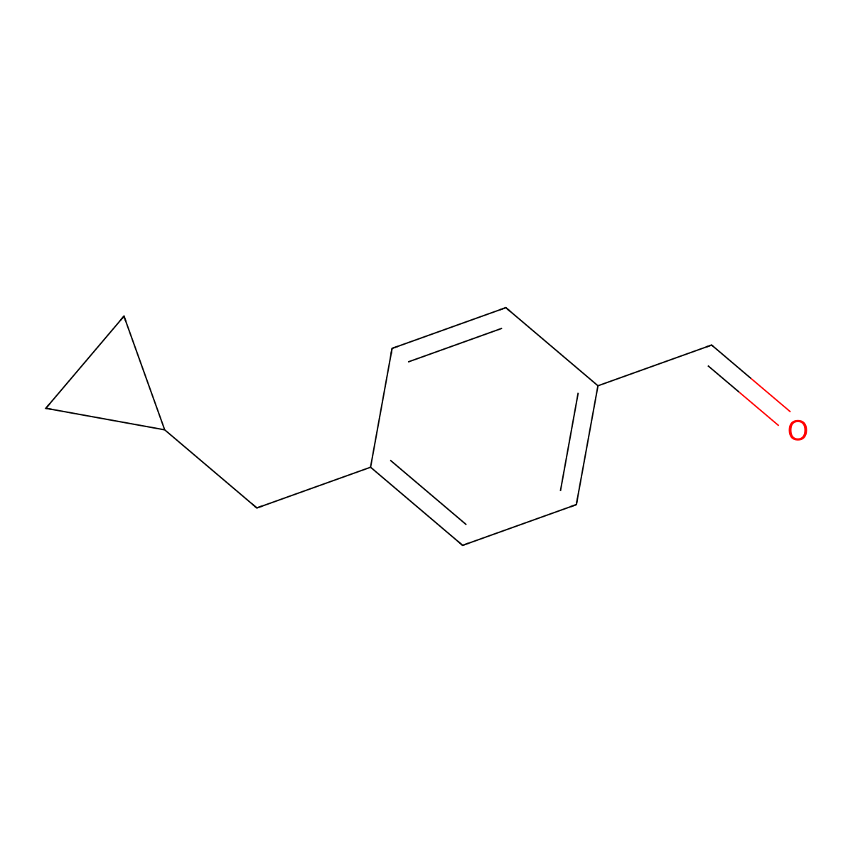 4-(Cyclopropylmethyl)benzaldehyde molecular structure, CAS 146922-94-3