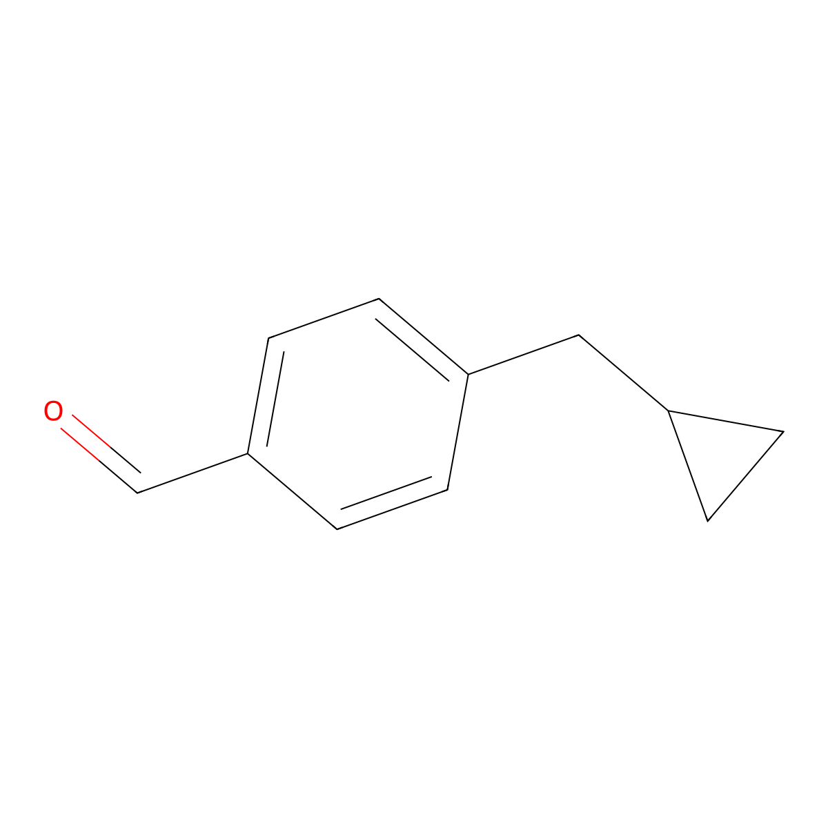 4-(Cyclopropylmethyl)benzaldehyde molecular structure, CAS 146922-94-3