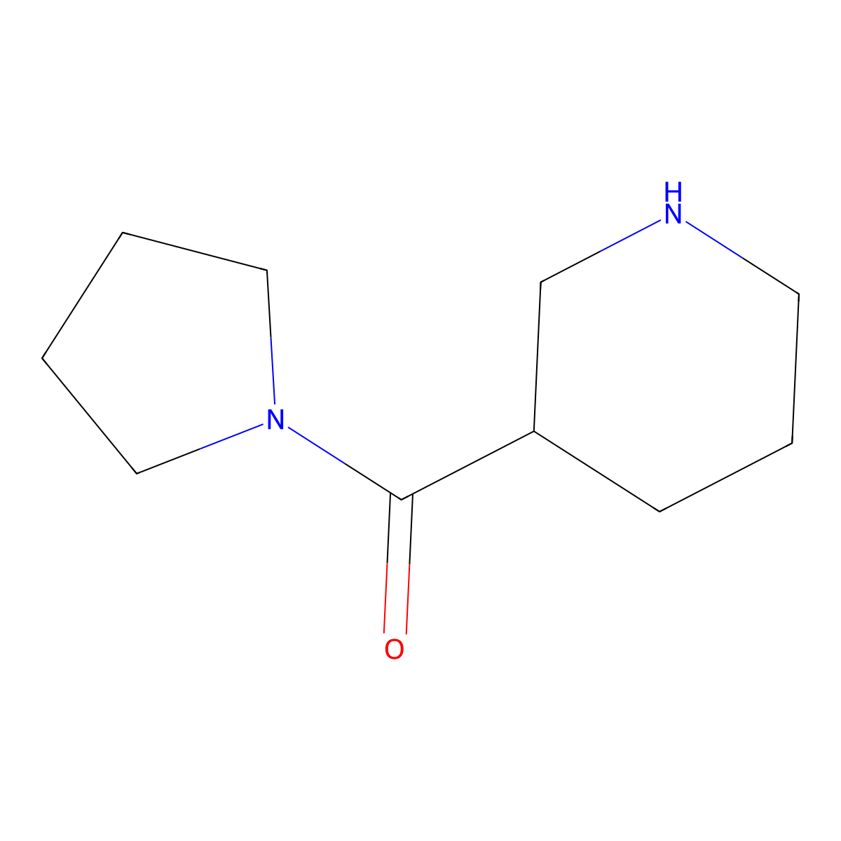 (R)-piperidin-3-yl(pyrrolidin-1-yl)methanone molecular structure, CAS 1469387-80-1