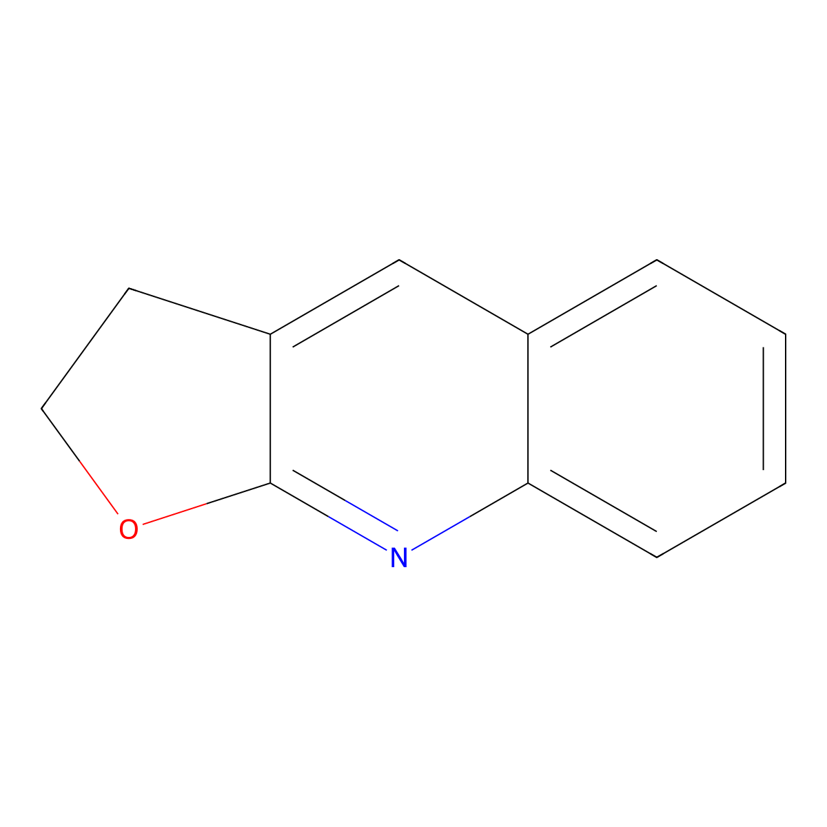 2,3-Dihydrofuro(2,3-b)quinoline molecular structure, CAS 14694-19-0
