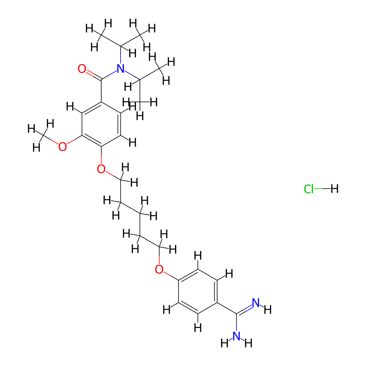 Moxilubant HCl molecular structure, CAS 146957-32-6