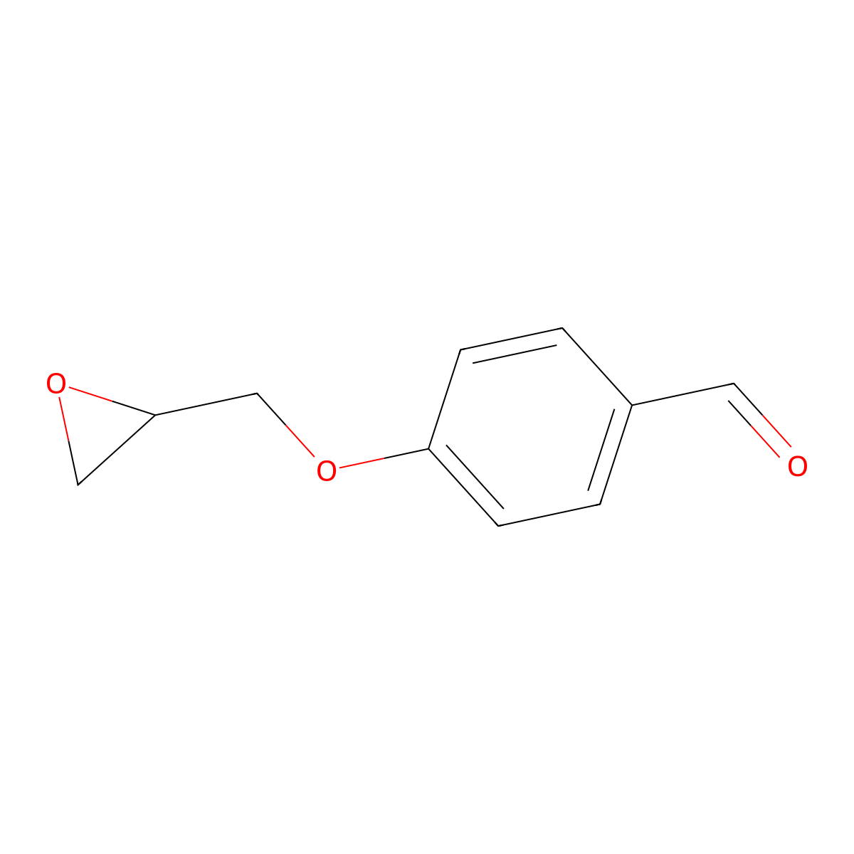 4-(2,3-Epoxypropoxy)benzaldehyde molecular structure, CAS 14697-49-5