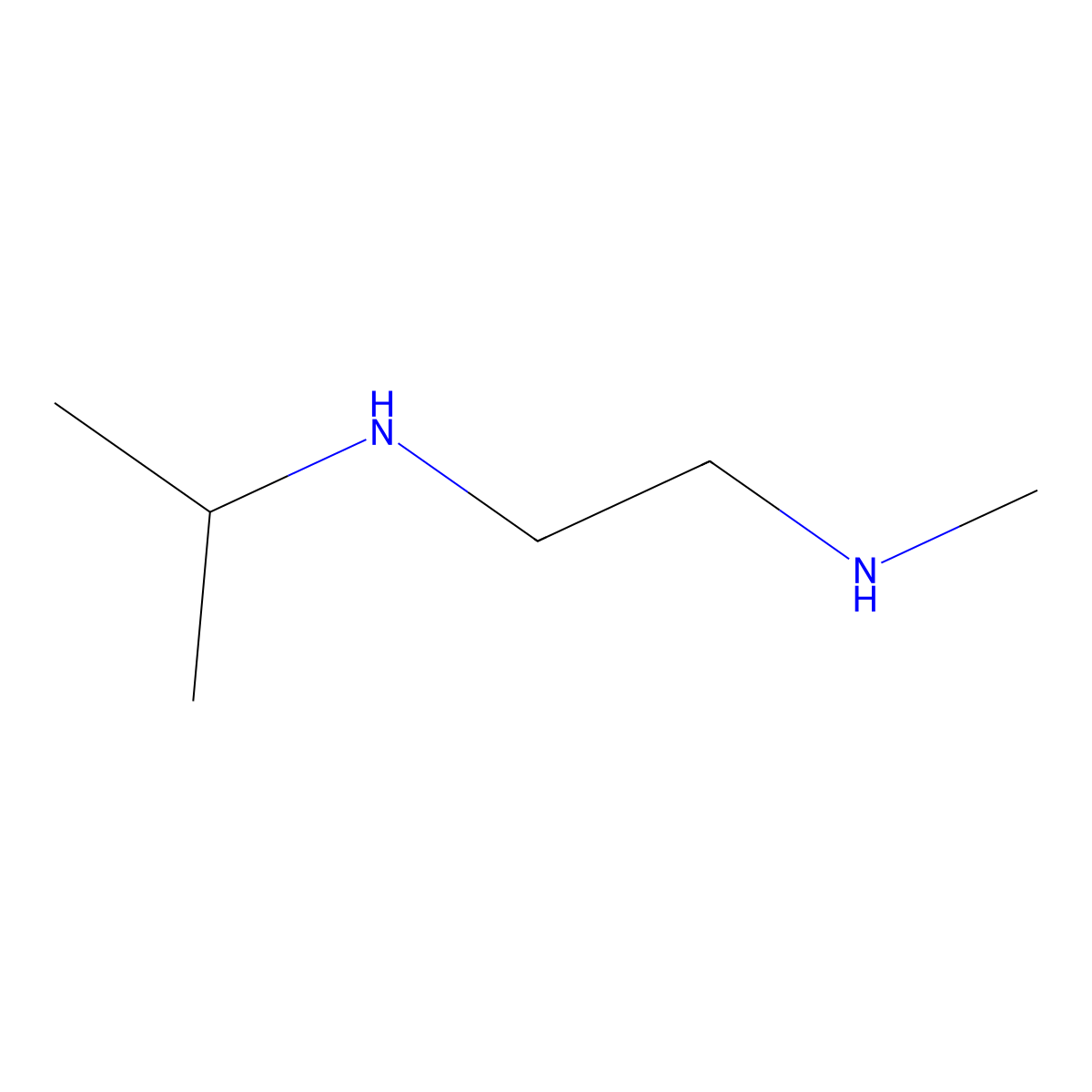 N-Methyl-N'-isopropyl ethylenediamine molecular structure, CAS 146981-02-4