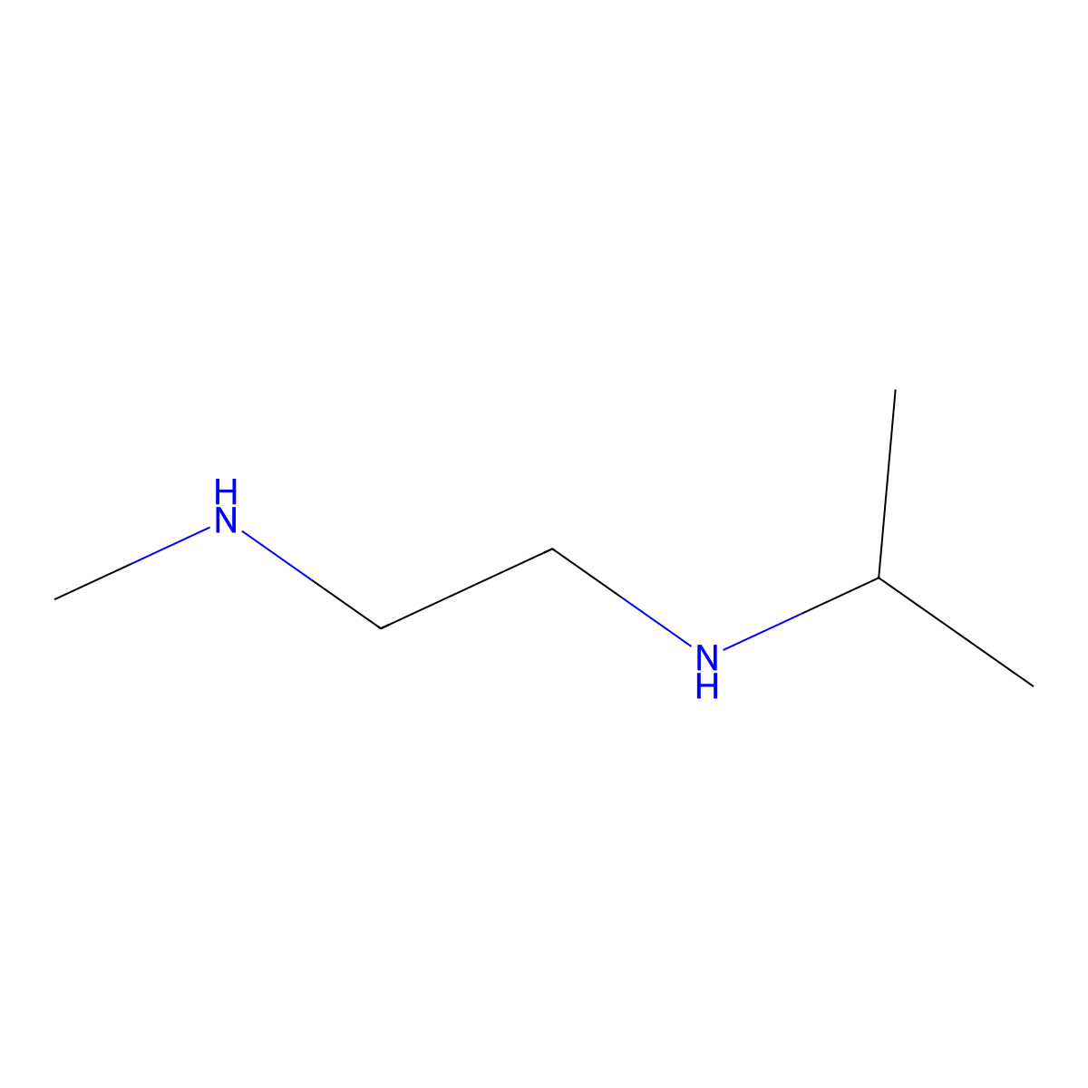 N-Methyl-N'-isopropyl ethylenediamine molecular structure, CAS 146981-02-4