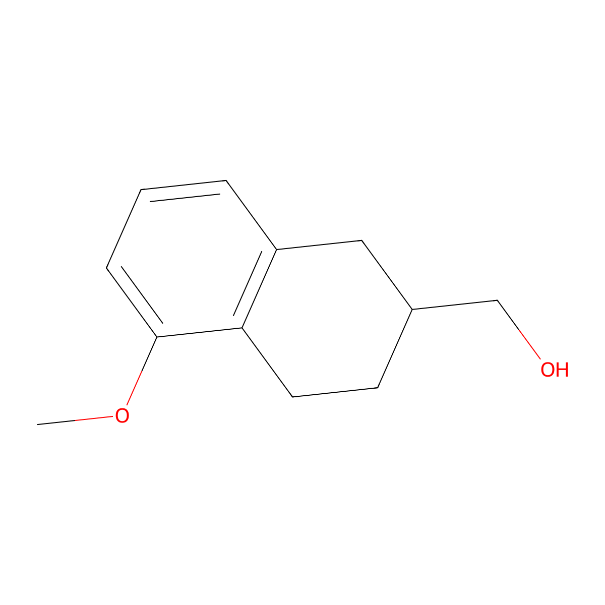 (5-Methoxy-1,2,3,4-tetrahydronaphthalen-2-yl)methanol molecular structure, CAS 146982-07-2