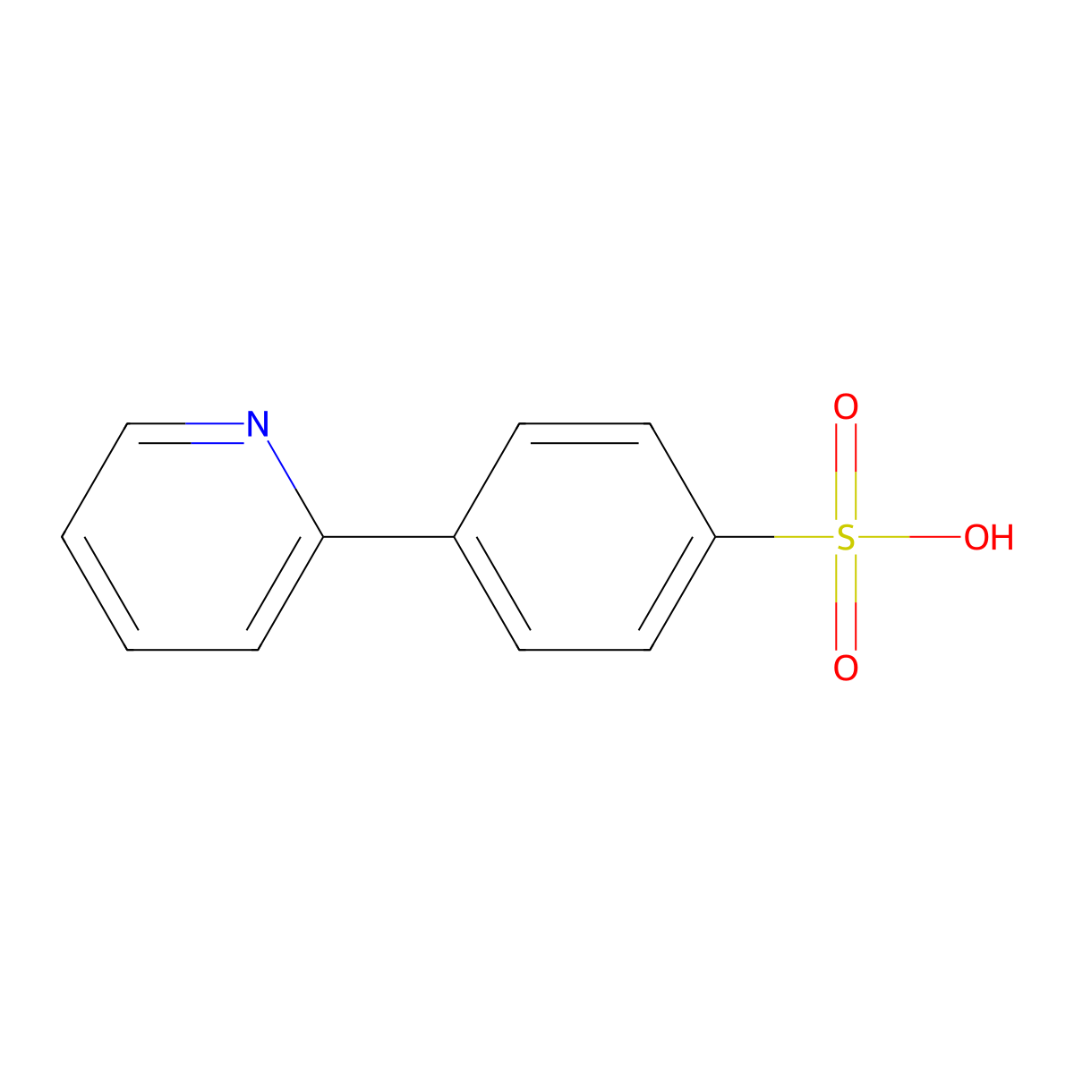 4-(Pyridin-2-yl)benzene-1-sulfonic acid molecular structure, CAS 1469886-70-1