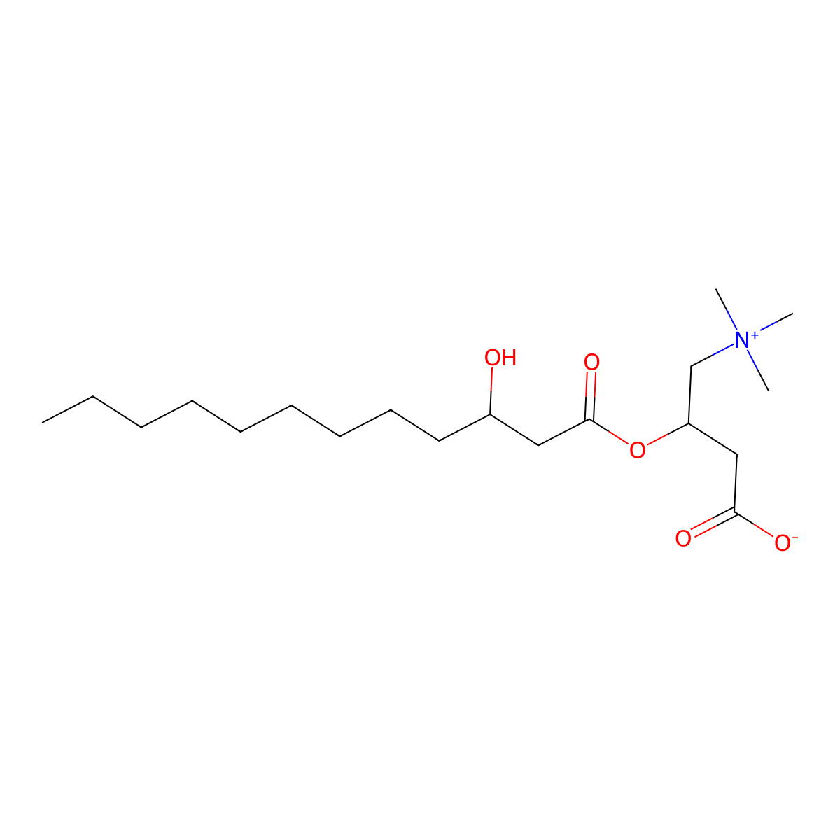 [(3R)-3-Hydroxydodecanoyl]-L-carnitine molecular structure, CAS 1469900-99-9
