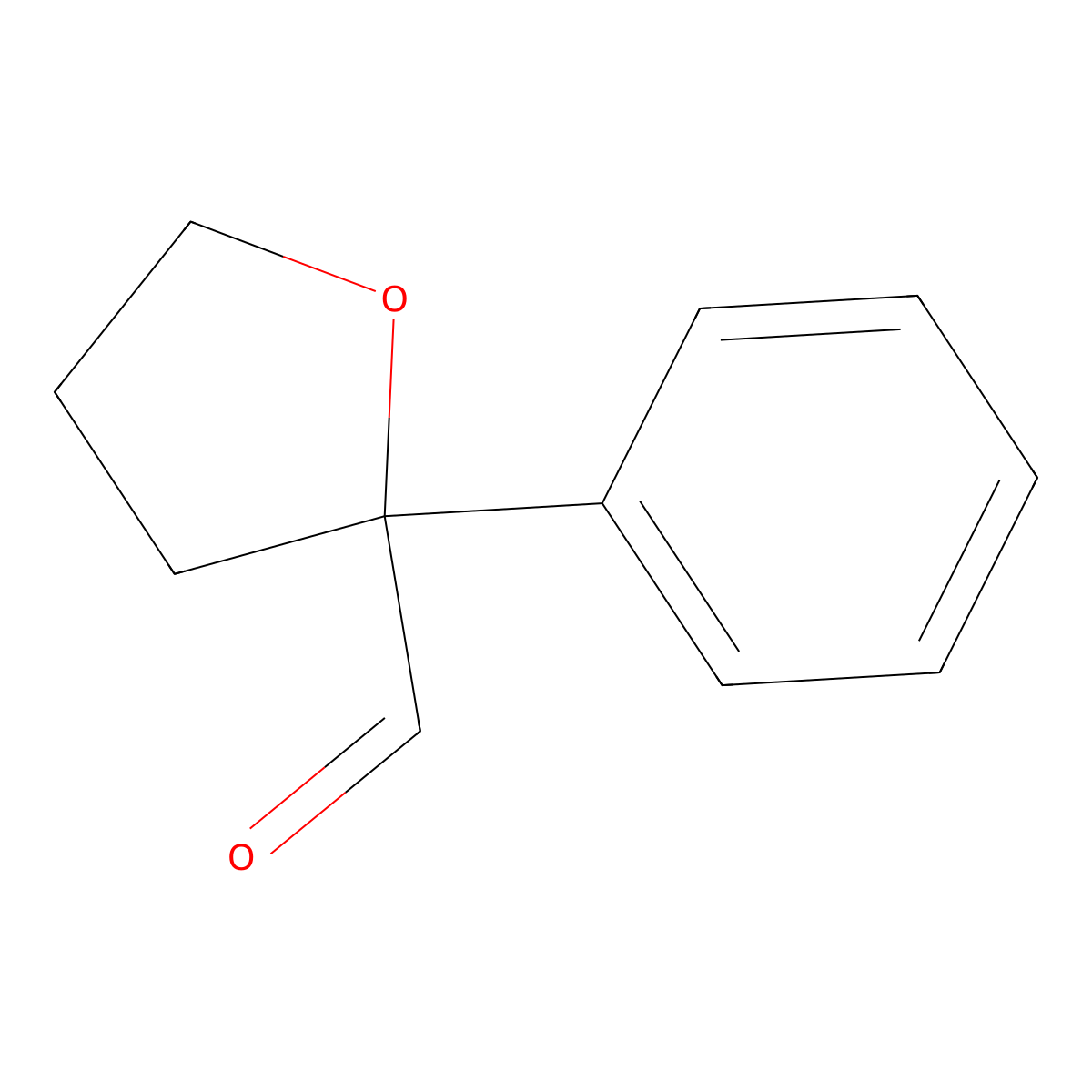 2-Phenyloxolane-2-carbaldehyde molecular structure, CAS 1469994-91-9