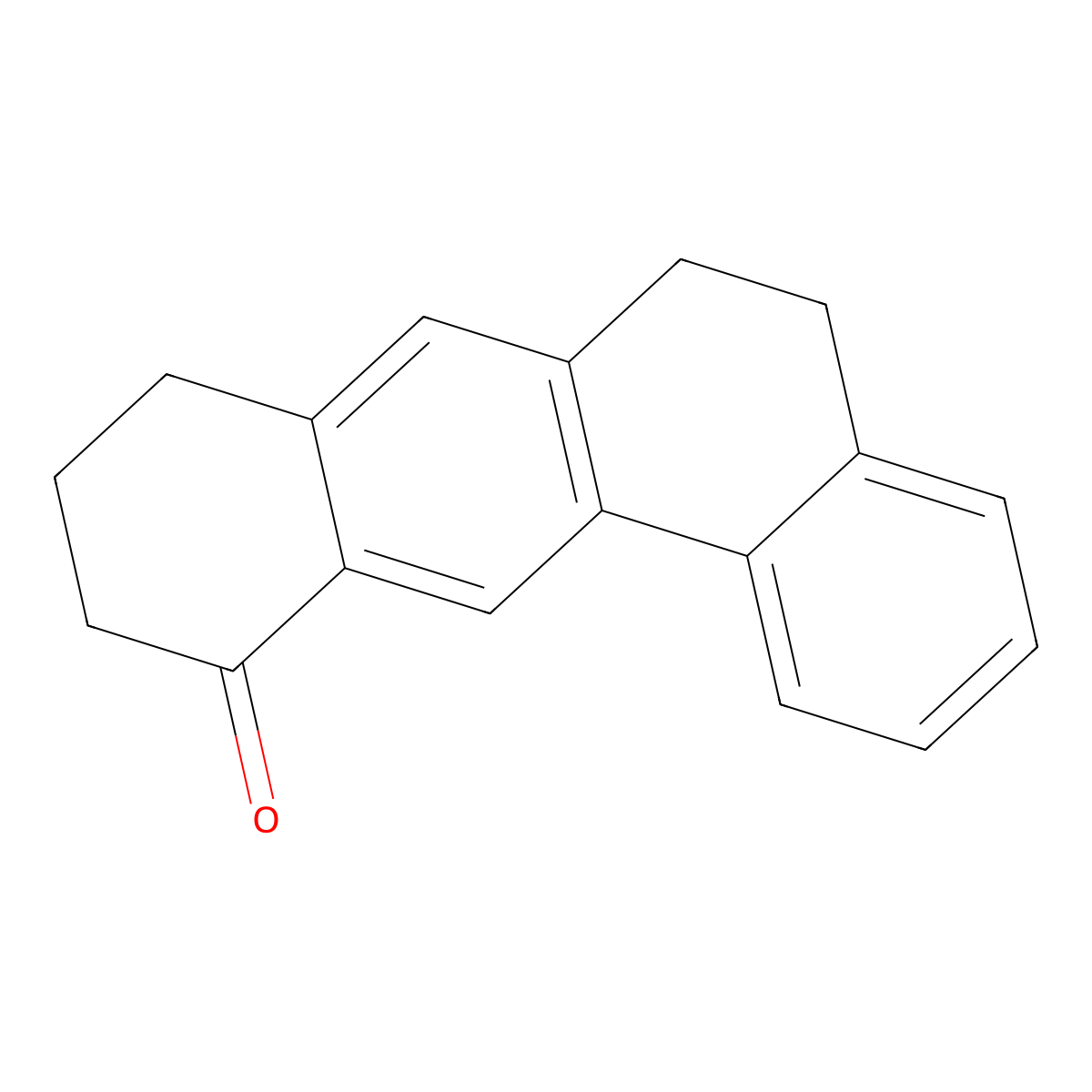 5,8,9,10-Tetrahydrotetraphen-11(6H)-one molecular structure, CAS 1470-04-8