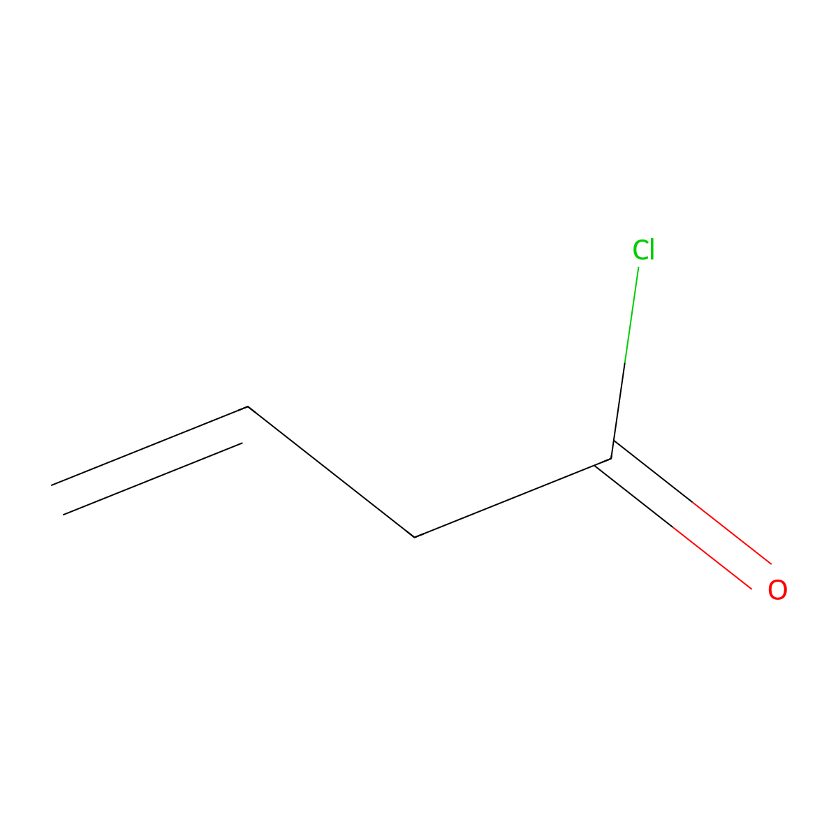 But-3-enoyl Chloride molecular structure, CAS 1470-91-3