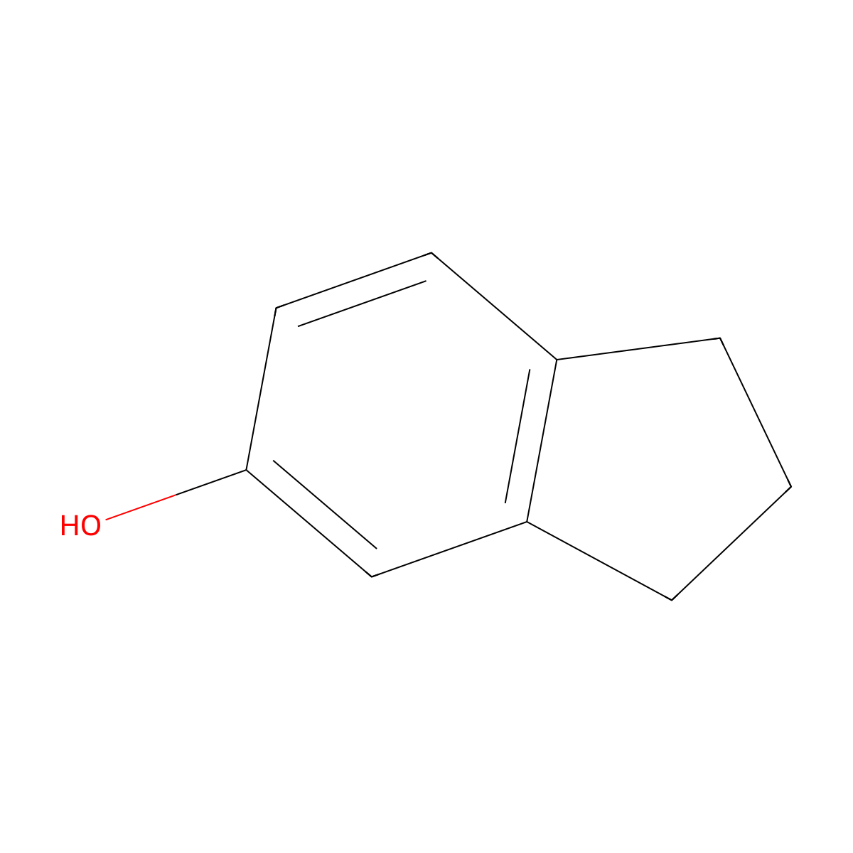 5-Indanol molecular structure, CAS 1470-94-6