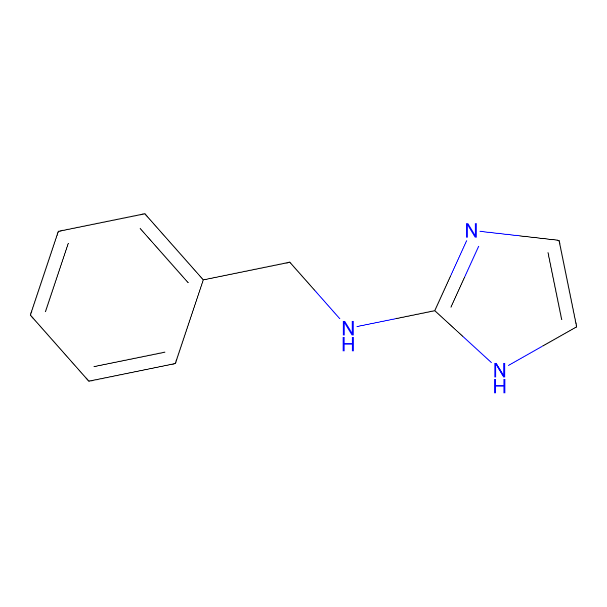 N-Benzyl-1H-imidazol-2-amine molecular structure, CAS 14700-66-4