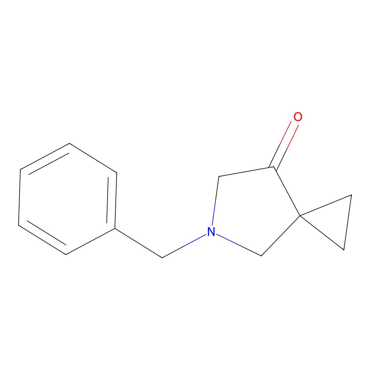 5-Benzyl-5-azaspiro[2.4]heptan-7-one molecular structure, CAS 147011-44-7