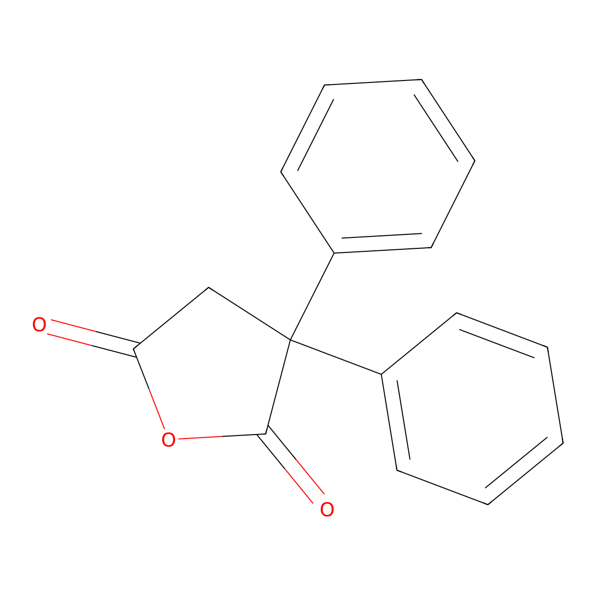 3,3-Diphenyloxolane-2,5-dione molecular structure, CAS 14702-32-0