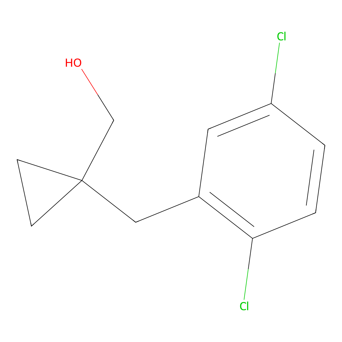 (1-(2,5-Dichlorobenzyl)cyclopropyl)methanol molecular structure, CAS 1470521-12-0