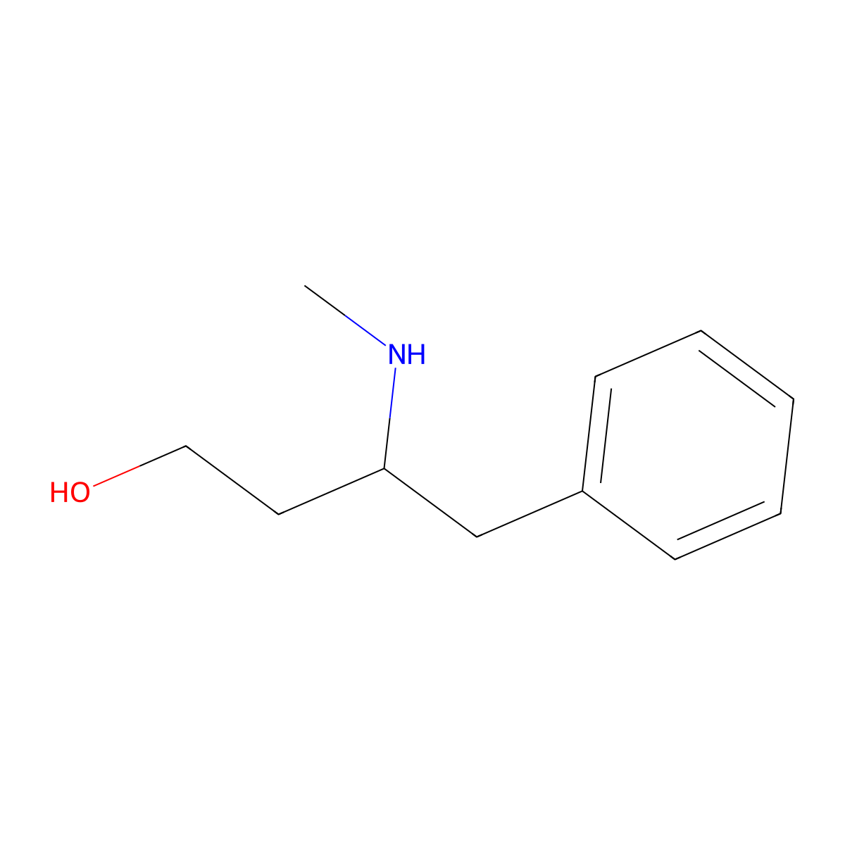 3-(Methylamino)-4-phenylbutan-1-ol molecular structure, CAS 1470524-72-1