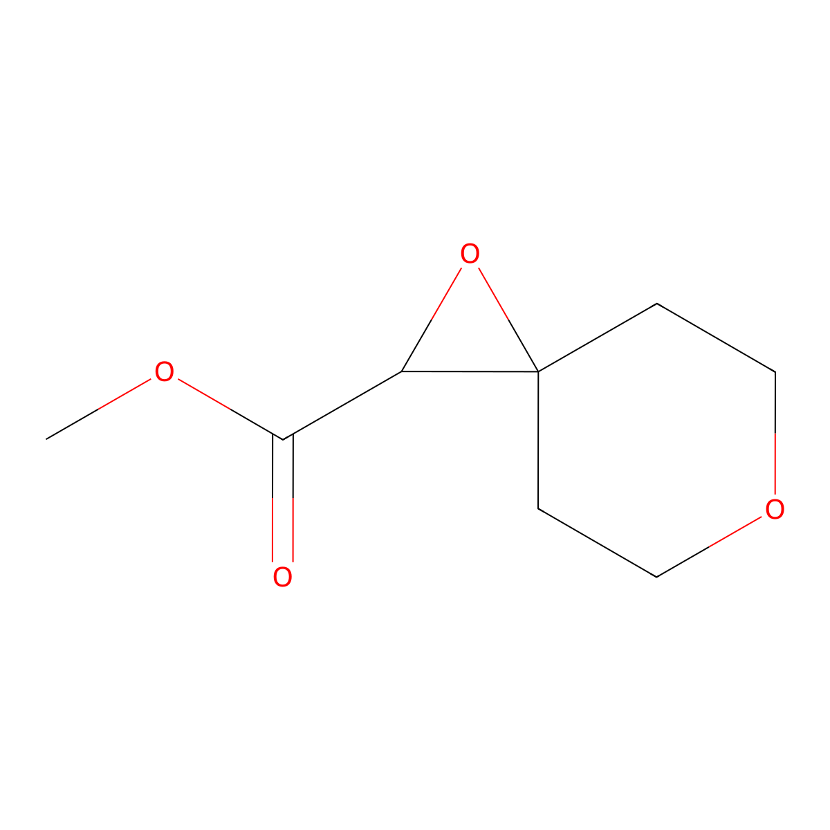 Methyl 1,6-dioxaspiro[2.5]octane-2-carboxylate molecular structure, CAS 1470556-05-8