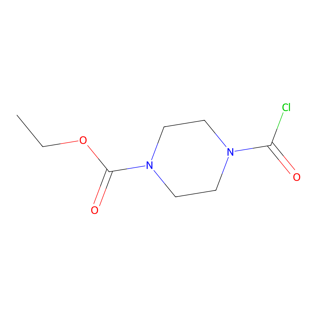Ethyl 4-(carboxy)piperazine-1-carboxylate molecular structure, CAS 147084-07-9
