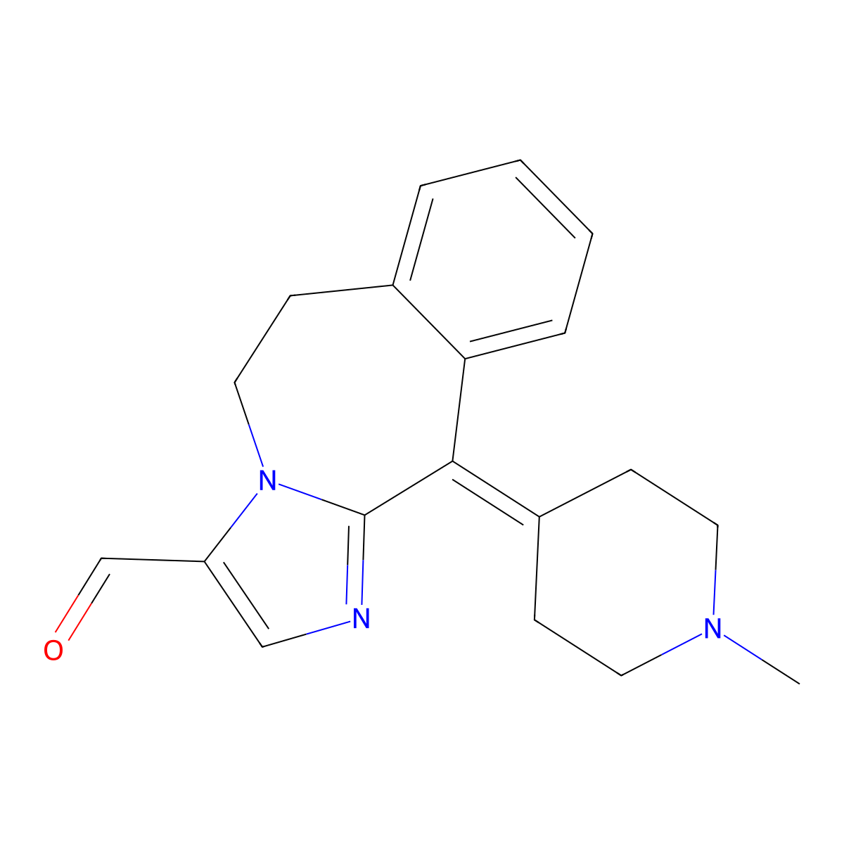 Alcaftadine molecular structure, CAS 147084-10-4
