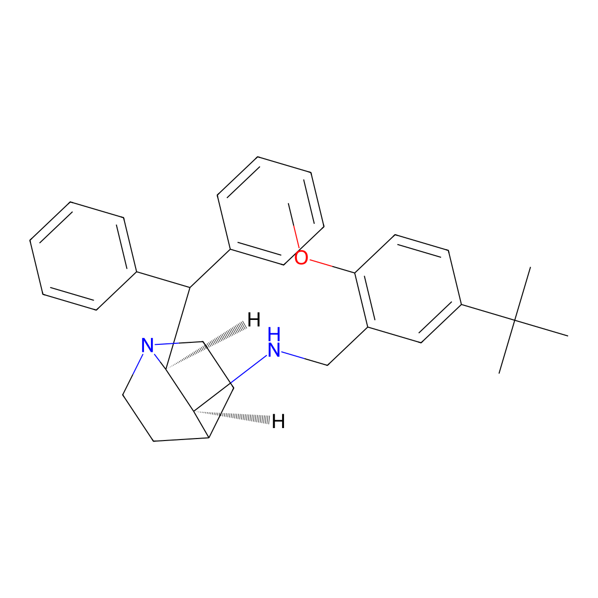 Maropitant molecular structure, CAS 147116-67-4